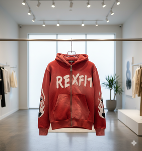 Sweat à capuche décontracté pour homme avec broderie usée sur le devant et les manches |   Sweat-shirt à capuche en polaire doux |   Veste streetwear moderne - Product Image 6