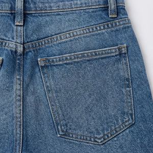 Últimos Jeans de Mezclilla Lavados a Color Personalizados para Mujer, Cómodos y Elegantes, en Oferta, Jeans Rectos Casuales de Noche para Mujer, Pantalones de Moda - Product Image 5