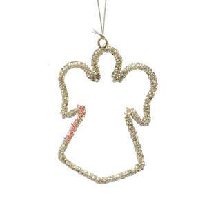 Adornos colgantes de Ángel de Metal Premium, decoración de árbol de Navidad, vacaciones festivas, decoración del hogar, figurita de Ángel, accesorios decorativos - Product Image 4