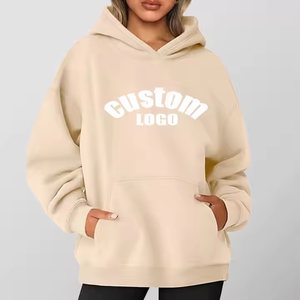 Sudadera con Capucha Personalizada de Fábrica, 420 g/m², Alta Calidad, 100% Algodón, Ecológica, para Mujer, con Cordón, Estampado Puff, para Invierno - Product Image 4