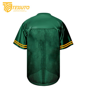 Vêtements de sport imprimés partout Chemises de football classiques vintage Maillot de football personnalisé T-shirt de football à col en V pour hommes - Product Image 3