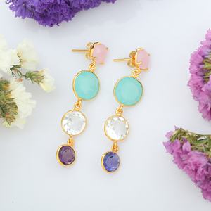 Rendy-tono de halcedonia, arring antiguo, para Omán y IRL - Product Image 3