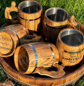 Viking Drinking Mugs, Anniversary Gift, Husband Gifts, Couples Gift, Christmas Gifts - Product Image 2