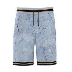 Pantalones cortos de hombre hechos a medida de nuevo estilo pantalones cortos de hombre de color gris a la venta pantalones cortos de sublimación para hombre hechos en Pakistán - Product Image 3