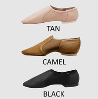Chaussures de danse jazz professionnelles haut de gamme BOLD SMART pour hommes et femmes, tige élastique, cuir véritable, semelle fendue, style latin classique, souples