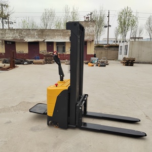 <strong>Forklift</strong> 2M 3.5M 4M Electric Stacker 1.2t 1.5t 3300lbs Stacker <strong>Forklift</strong> with CE Straddle Stacker Lithium <strong>Battery</strong> Warehouse - Product Image 1