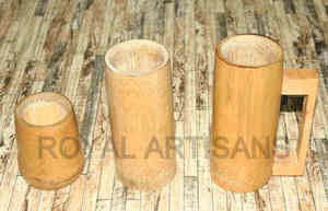 Bamboo Drinking <b>Mug</b> for Beer, Home, Restaurant, Pub, Bar, Hotel Environment Friendly & <b>Reusable</b> - Product Image 4