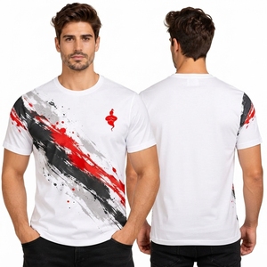 T-shirt classique décontracté pour hommes, à manches courtes, conçu avec un tissu respirant, idéal pour la course à pied, le fitness, le travail et les sorties du week-end - Product Image 6
