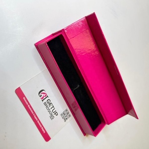Boîtes en carton personnalisées faites à la main avec papier d'art, emballage lisse, logo couleur personnalisé pour instruments de soins personnels, pinces à cils - Product Image 4