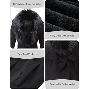 Chaqueta de Invierno Acolchada para Mujer, Moderna y a la Moda, Tejido Transpirable, Resistente al Viento, Aislante - Product Image 6