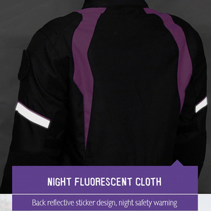 Chaquetas textiles de carreras reflectantes impermeables para mujer para invierno Moto Touring Ropa deportiva personalizada para adultos - Product Image 4