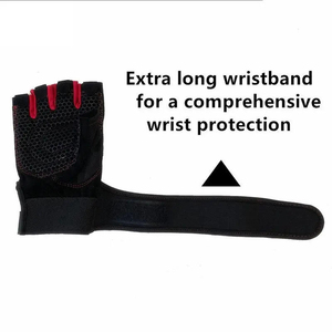 OEM Custom Unisex Gym <b>Gloves</b> Latest Design for Adults Solid Color <b>Fitness</b> <b>Gloves</b> Made of Leather for Weightlifting Sports - Product Image 4