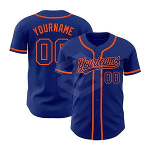 ชุดเบสบอลสำหรับผู้ชายเสื้อเจอร์ซีย์แห้งเร็วเข้ารูปใส่สบาย - Product Image 3