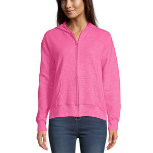 2025 nouveaux sweats à capuche de conception personnalisée pour les femmes fermeture éclair rue mode porter des sweats à capuche fabriqués au Pakistan femmes basiques sweats à capuche - Product Image 4