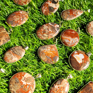 ที่ดีที่สุดเกรดเสือดาวผิว Cabochon คุณภาพสูงเสือดาวผิวหลวมอัญมณี Cabochon หลวมจี้โลหะสําหรับเครื่องประดับ - Product Image 1