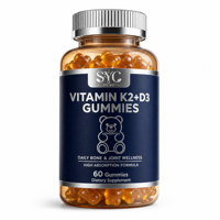 Gummies SYC BIO Vitamine K2+D3 Bien-être Quotidien Adulte Naturel 60 Gummies Prix Usine Vente en Gros Marque Privée OEM ODM