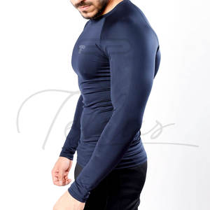 Vêtements de course à séchage rapide de style actuel, chemises de compression confortables de haute qualité en élasthanne/polyester à manches longues, vêtements Tellus - Product Image 2