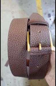 Designer solide fabriqué à la main pour boucle personnalisé élégant classique ceintures en cuir véritable les plus populaires en gros ceintures ensembles articles - Product Image 5