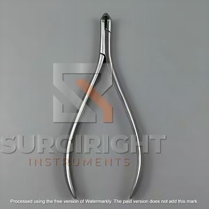 Extrémité de maintien de sécurité distale pince coupe-fil pointe dentaire orthodontique acier inoxydable Instruments dentaires pince coupante distale - Product Image 3