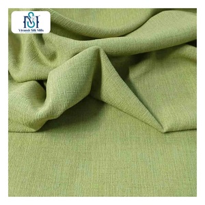 Precio de fábrica 200gsm tela de lino de poliéster orgánico teñido liso puro para trajes - Product Image 6