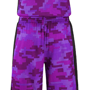 Uniforme de baloncesto de diseño único de secado rápido para adultos Ropa deportiva transpirable con logotipo impreso Nuevo modelo de camisetas y pantalones cortos - Product Image 4