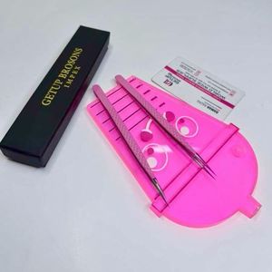 Últimas Novedades: Bonitas Placas Magnéticas de Acrílico Rosa Sostenible para Extensiones de Pestañas - Diseños de Flor, Óvalo, Corazón y Mariposa Personalizables - Product Image 6