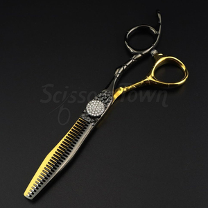 Professional Hair Thinning <b>Shears</b> For Stylists Durable Stainless Steel <b>Scissors</b> For Texturizing And Blending - Product Image 2
