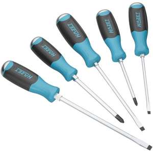 Juego de Destornilladores Hazet de 5 Piezas con Puntas Cruzadas y Planas - Product Image 1