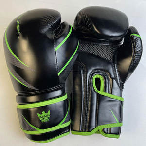 Gants de boxe MMA professionnels à bas prix, en cuir, logo personnalisé, évacuation de l'humidité, confortables, dernier design - Product Image 4