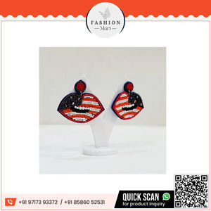 Pendientes de cuentas de semillas hechos a mano de moda más vendidos para damas - Product Image 4