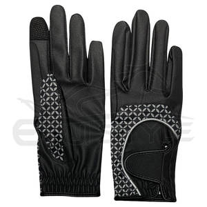 Guantes antideslizantes de cuero para montar a caballo de invierno de alta calidad Compatibilidad con pantalla táctil Logotipo personalizable Guantes de montar más vendidos - Product Image 2