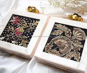 High Quality Handmade Resin Clutch Bag Transparent Acrylic Binding Bag With Mop Clutch Bag at <b>CHEAP</b> RPICE by LUXURY CRAFTS - Product Image 6