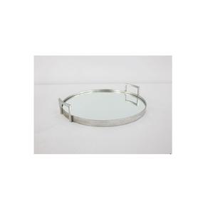 ถาดโลหะและกระจกที่ทันสมัยพร้อมโทนสีเงินและรูปทรงแบนเหมาะสำหรับเป็นของขวัญขององค์กรและกิจกรรมของขวัญ - Product Image 3