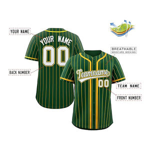 Jersey de béisbol con botón de béisbol y softbol a la venta, precio al por mayor, producto de la más alta calidad, camiseta de béisbol para hombre - Product Image 6