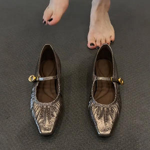 Zapatos planos de lona cómodos para mujer, zapatillas informales para mujer, mocasines sin cordones, calzado transpirable de verano a la moda para mujer - Product Image 3