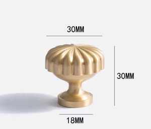 Modern solid <b>brass</b> knob <b>pull</b> <b>drawer</b> cabinet for home dresser door cabinet furniture decorative kitchen wardrobe handle knobs - Product Image 4