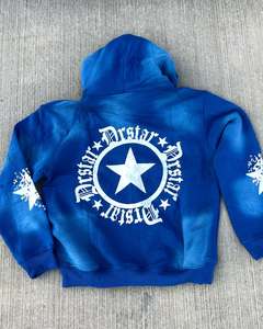 Tout nouveau survêtement Streetwear à capuche surdimensionné ensemble de lavage à l'acide survêtement de survêtement à impression graphique pour un ensemble de sweat à capuche quotidien - Product Image 3