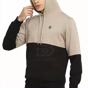 Sudaderas con Capucha para Hombre para Uso en Exteriores e Invierno - Diseño con Capucha de Color Sólido, Algodón/Poliéster Transpirable, Tallas y Colores Personalizados - Product Image 4