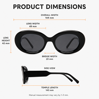 Lunettes de soleil en acétate personnalisées Mellume, logo personnalisé, ovales, polarisées UV400, OEM ODM, marque privée, fabricant de lunettes de soleil