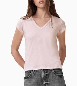 Camiseta de mujer más vendida, ropa de verano, ropa informal para mujer, ropa deportiva para gimnasio, Camiseta cómoda de manga corta transpirable - Product Image 3