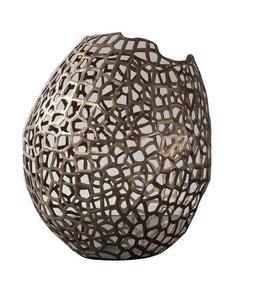 Florero hecho a mano con acabado plateado, decoración de suelo, decoración del hogar, jarrones de Metal, decoración del hogar, jarrones de Metal - Product Image 6