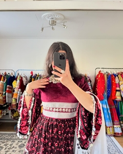 Vêtements traditionnels faits à la main robe afghane haute qualité meilleur matériel afghan Vintage femmes robes 0592 - Product Image 1