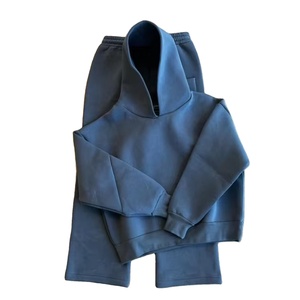 Ensemble survêtement de luxe unisexe surdimensionné 100% coton, fabricant de survêtement, poids lourd 500 g/m², sweat-shirt et pantalon de jogging pour homme - Product Image 1