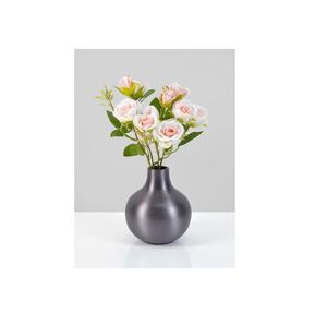 Florero decorativo de lujo Florero de flores brillantes de aluminio para boda y decoración del piso del hogar Florero de metal - Product Image 1