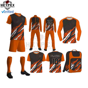 Equipo profesional de alta calidad, uniforme de fútbol, último diseño, verde, negro, sublimación, camisetas impresas - Product Image 3