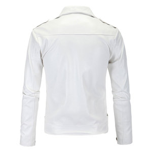 แจ็คเก็ตหนังสำหรับผู้ชายเสื้อแจ็คเก็ตหนัง - Product Image 2