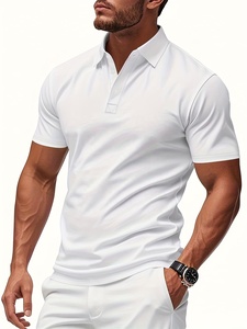 Polo Casual de Manga Corta para Hombre 2026, Camiseta Polo Económica de Manga Corta para Golf, Tela Oxford, Corte Regular - Product Image 1