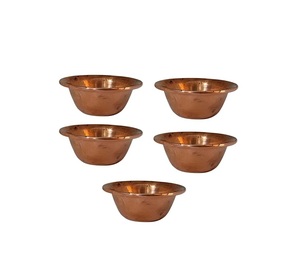 Bol de mélange profond unique en acier inoxydable, fabricant de plats de service en cuivre, bol de taille personnalisée, exportateur en Inde - Product Image 4