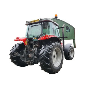 Used/second Hand Farm Wheel Tractors Massey Ferguson 120hp 4x4wd with Small Mini Compact <b>Agricultural</b> <b>Equipment</b> Machinery Loader - Product Image 5