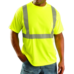 <b>Hi</b> <b>Vis</b> Construction Short Sleeve <b>T</b>-<b>Shirt</b> <b>Hi</b> <b>Vis</b> Workwear Reflective Safety Polo <b>T</b> <b>Shirt</b> With Reflective Tapes 2023 - Product Image 6
